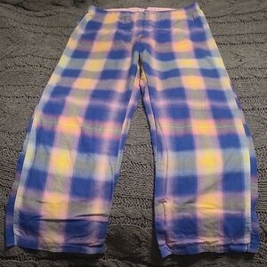 PINK VS vintage Plaid Pj Pants